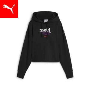 プーマ レディース トップス パーカー PUMA ウィメンズ PUMA x X-girl グラフィッ...