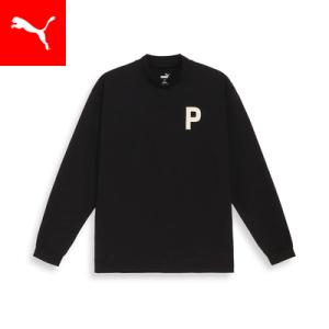 プーマ メンズ ゴルフ 長袖Tシャツ PUMA メンズ ゴルフ Pロゴ ミニワッフル ストレッチ トップス 長袖｜プーマ公式オンラインストア