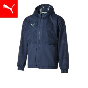 【公式】 PUMA プーマ FTBLNXT サッカー HYBRID ウーブン ジャケット WOVEN JACKET メンズ Dark Denim