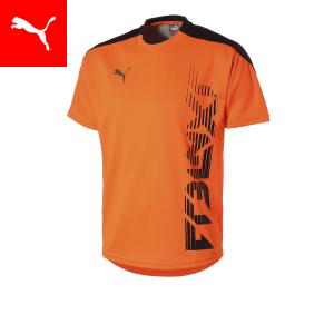 【公式】 PUMA プーマ FTBLNXT サッカー ハイブリッド 半袖 Tシャツ TEE メンズ Shocking Orange