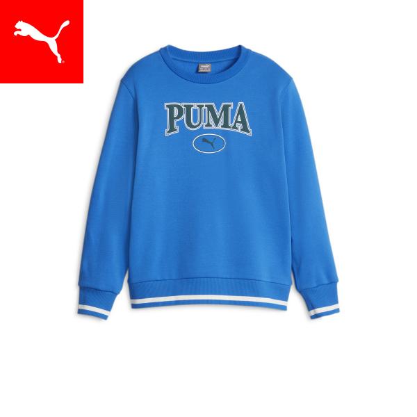 プーマ キッズ トップス スウェット PUMA キッズ ボーイズ PUMA SQUAD クルースウェ...