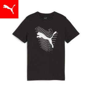 プーマ キッズ Tシャツ PUMA キッズ ボーイズ グラフィックス キャット Tシャツ 120-160cm｜puma