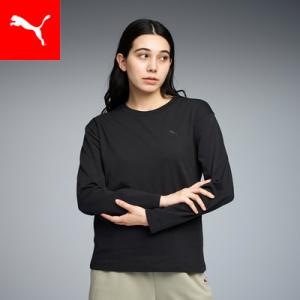 【公式】 PUMA プーマ ウィメンズ ESS MX キャットロゴ リラックスド 長袖 Tシャツ E...