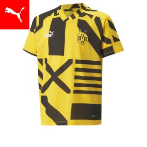 プーマ メンズ レディース サッカーシャツ PUMA キッズ ドルトムント BVB プレマッチ 半袖 シャツ JR 116-152cm｜puma