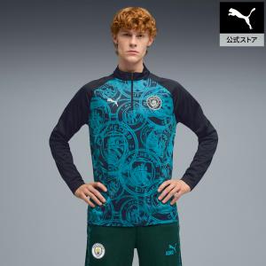『27日‐7月1日20倍』【公式】 PUMA プーマ メンズ マンチェスターシティ FC 1/4 ジップトップ MCFC Warm Up 1/4 Zi