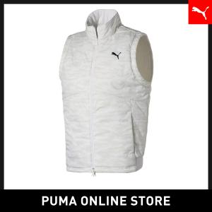 【公式】 PUMA プーマ ゴルフ リバーシブル パデッド ベスト KNITTED JACKET メンズ Bright White-Bright White