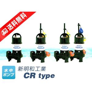 新明和工業 ShinMaywa 水中ポンプ フロート付 CRS501DS 仮設 新明和