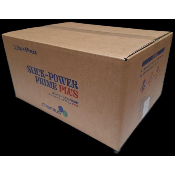 スリックパワープライム ダンボール/5袋セット【コンクリート誘導モルタル化剤】