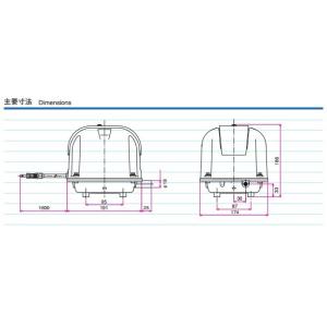 AP-40P(4方分岐装置付き) エアーポンプ...の詳細画像1