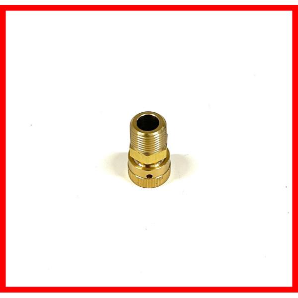 エアー抜き　真鍮　3/8　10A　オスネジ　圧力タンク部品