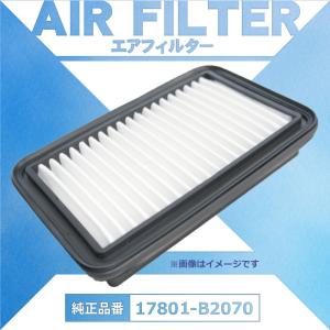 スバル ルクラ カスタム L455F エアエレメント エアフィルター 17801