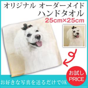 お試し オリジナル プリント ハンド タオル 写真入り