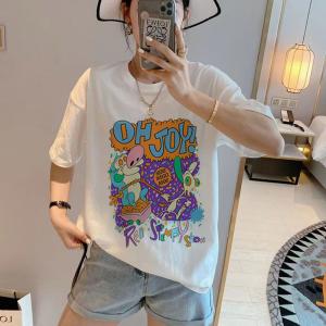 大きいサイズ  レディース Ｔシャツ キュート おもしろ イラスト オシャレ かわいい インスタ映え S〜5XL相当 LL 2L 3L 4L 春夏｜punimasyu