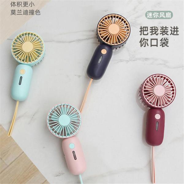 ハンディファン 小型携帯扇風機  卓上 光る ポータブル USB充電 職場 祭り 花火大会 通学 通...