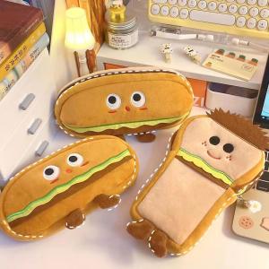 ペンケース 筆箱 コスメ ポーチ ハンバーガー...の詳細画像1