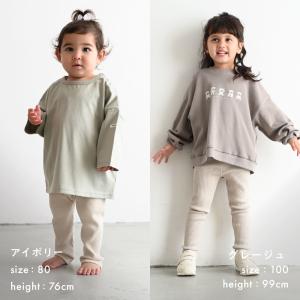 PUPPAPUPO レギンス パンツ リブ 無...の詳細画像1