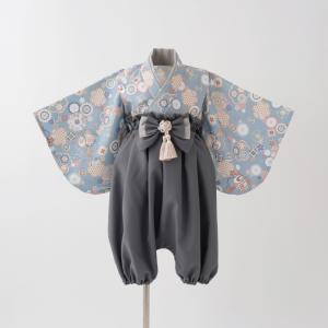 PUPPAPUPO ベビー 袴 2ピース 着物...の詳細画像3