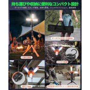 LED投光器 充電式 作業灯 200W 屋外 ...の詳細画像2