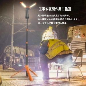 LED投光器 充電式 作業灯 200W 屋外 ...の詳細画像1