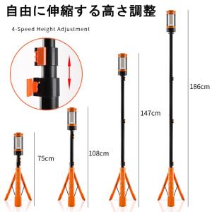 LED投光器 充電式 作業灯 200W 屋外 ...の詳細画像4