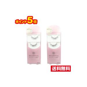 ●2個セット・ポイント5倍・メール便●デコラティブアイラッシュ 002(4ペア)代引き不可【2〜5】・送料無料