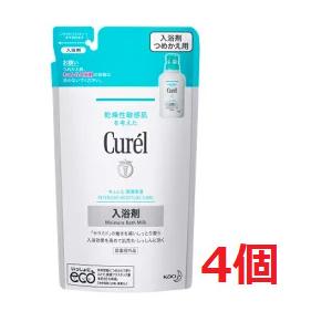 ■4個セット・送料無料■数量限定! 花王 キュレル 潤浸保湿 入浴剤 つめかえ用(360ml) 医薬...