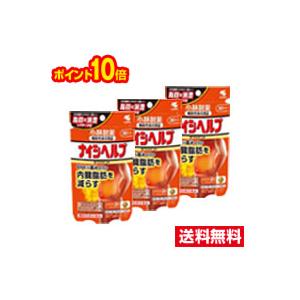 ●3個セット・メール便・ポイント10倍●小林製薬の機能性表示食品 ナイシヘルプ 30日分(60粒入)...