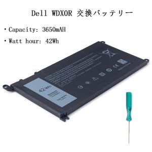 Dell WDX0R 交換バッテリー デル Inspiron 13 14 15 17 Latitude 13 14 15 Vostro 14 15 対応 180日品質保証【適格請求書発行可】