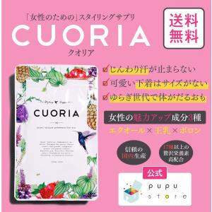 大豆イソフラボン　サプリ　CUORIA　クオリア　ププストア　無添加　1袋　送料無料