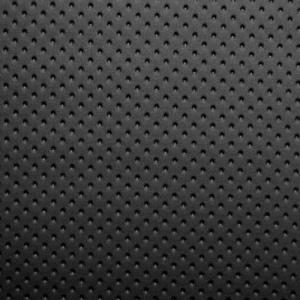 日本製 合皮 シート 生地 パンチング 黒色（ブラック） : 業務用レザー