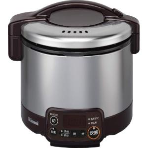 リンナイ ガス炊飯器 タイマー付 こがまる ダークブラウン 3合炊き プロパンガス用 RR-030VMT-LPG
