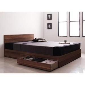 収納ベッド/シングル シンプルモダンデザイン Pleasat プレザート スタンダードボンネルコイルマットレス付き