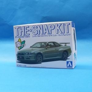 楽プラ 11-D ニッサン R34 スカイライン GT-R / ミレニアムジェイド 1/32｜purasen