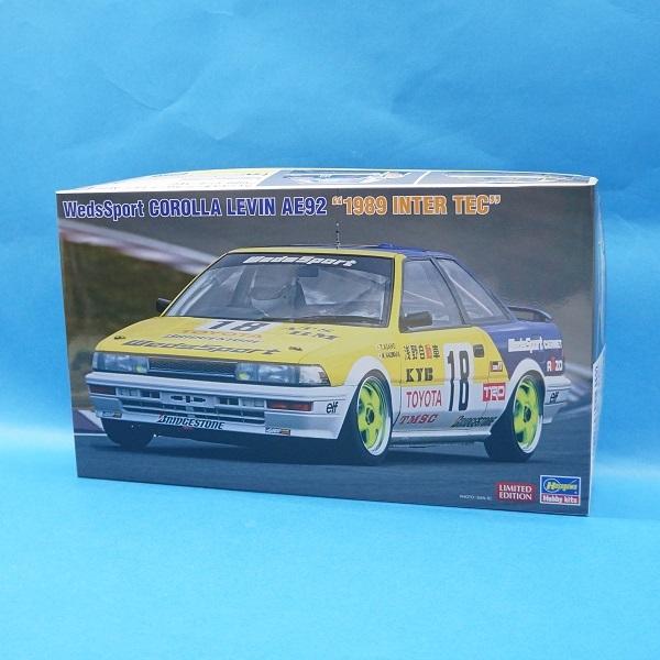 20531 ウェッズスポーツ カローラ レビン AE92 "1989 インターTEC" 1/24