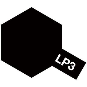 タミヤカラー ラッカー塗料 LP-3 フラットブラック LACQUER PAINT LP-3 FLAT BLACK｜purasen