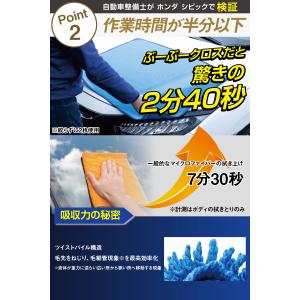 洗車タオル 超吸水 大判 傷防止 最強 拭き上...の詳細画像4