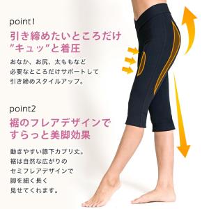 ズンバウェア ヨガパンツ 魔法の美脚ストレッチ...の詳細画像5