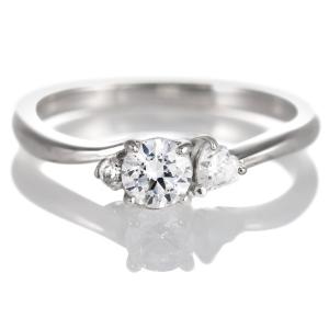 婚約指輪 ダイヤモンド プラチナ リング 0.3ct 天然石 エンゲージリング 鑑定書 安い オーダー｜pure-precious