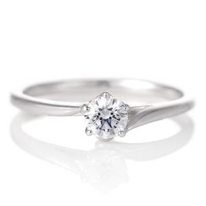 婚約指輪 ダイヤモンド プラチナ リング 0.3ct 天然石 エンゲージリング 鑑定書 安い オーダー｜pure-precious