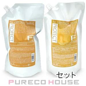 フィヨーレFプロテクトヘアシャンプーベーシックタイプ(レフィル)1000ml+ヘアマスクベーシックタイプ(レフィル)1000g【セット】【メール便は使えません】｜pureco2nd