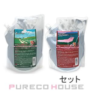 サニープレイス ザクロー精炭酸シャンプー (レフィル) 800ml + 精炭酸トリートメント (レフィル) 800g 【セット】【メール便は使えません】