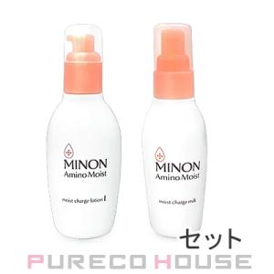 MINON (ミノン) アミノモイスト モイストチャージローションI しっとりタイプ 150ml + モイストチャージミルク 100g 【セット】【メール便は使えません】｜pureco2nd