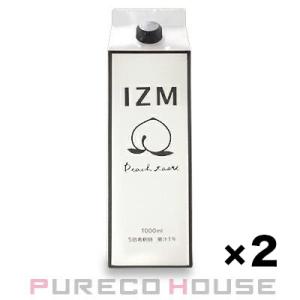 IZM 酵素ドリンク ピーチテイスト 1000ml 3本セット peach taste