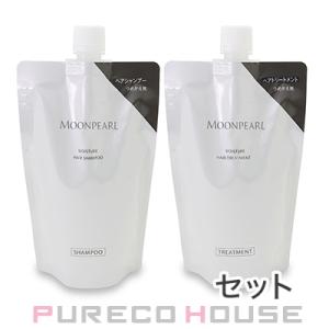 ミキモトコスメティックス ムーンパールモイスチャーヘアシャンプーa(レフィル) 350ml+ヘアトリ...