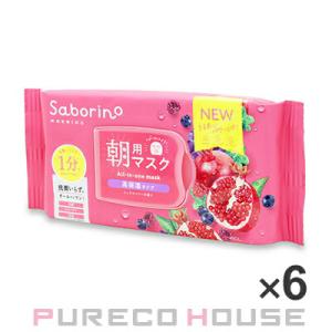 サボリーノ 目ざまシート 完熟果実の高保湿タイプN (朝用フェイスマスク) 30枚入り ×6個 【セ...