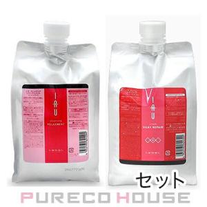 ルベル イオ (IAU) クレンジング リラックスメント(レフィル) 1000ml + クリーム シルキーリペア(レフィル） 1000ml 【セット】【メール便は使えません】｜pureco