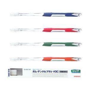 サンスター GUM ガム デンタルブラシ 3C 12本入 歯ブラシ [ヘルスケア&ケア用品]