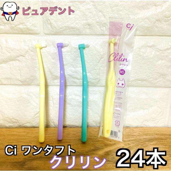 Ci クリリン ミニワンタフト 歯ブラシ MS/S Clilin 24本