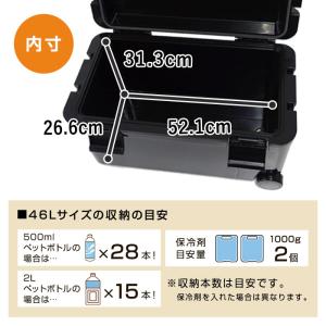 クーラーボックス 大型 限定カラークーラー 容...の詳細画像5