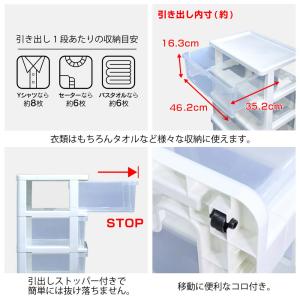 収納チェスト キャスター付き 収納ケース 収納...の詳細画像3